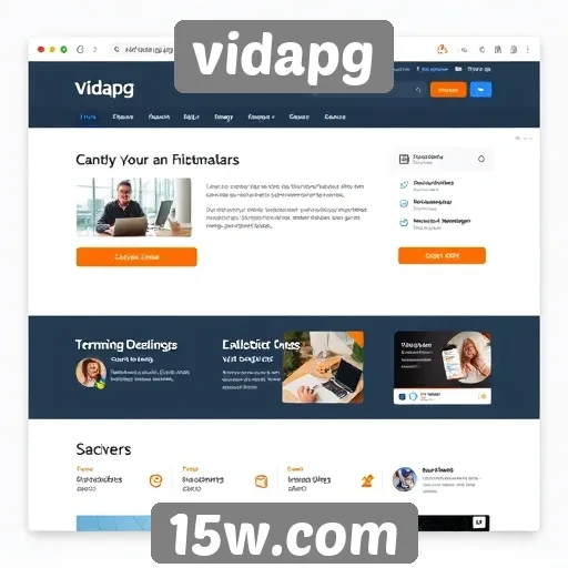 Análise da interface do usuário do site vidapg